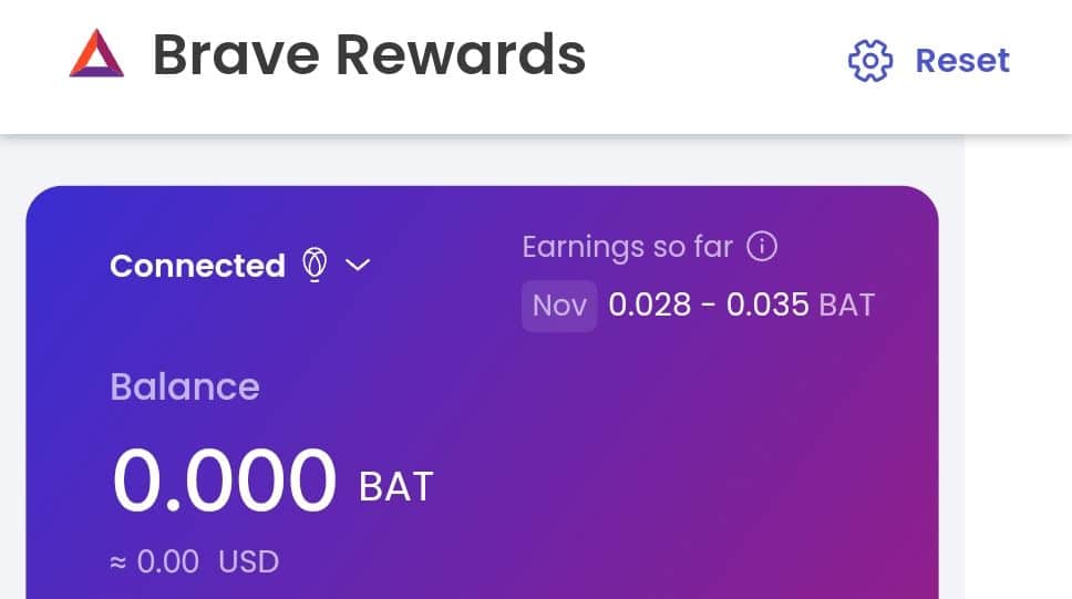 brave rewards search to earn