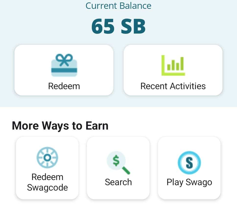 swagbucks search to earn