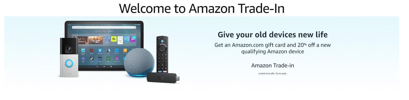 amazon trade in program for free gift cards