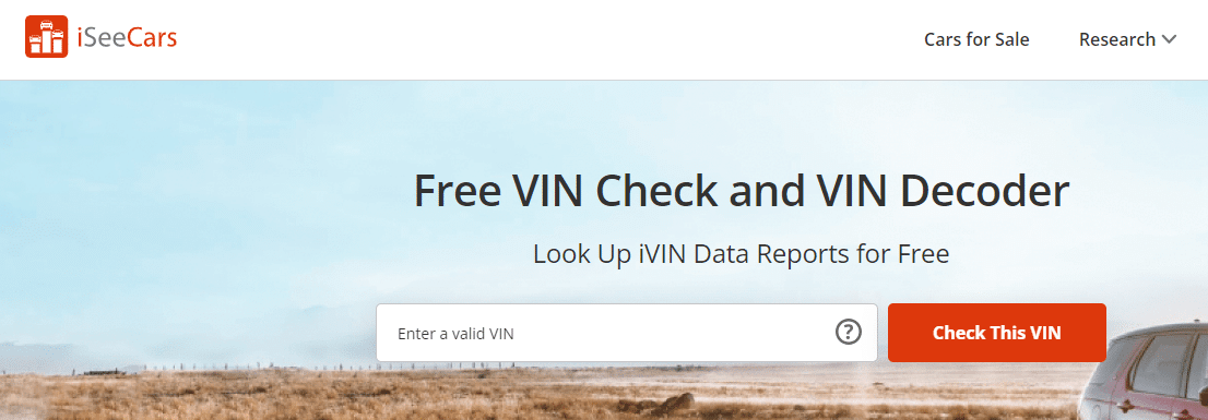 free vin check