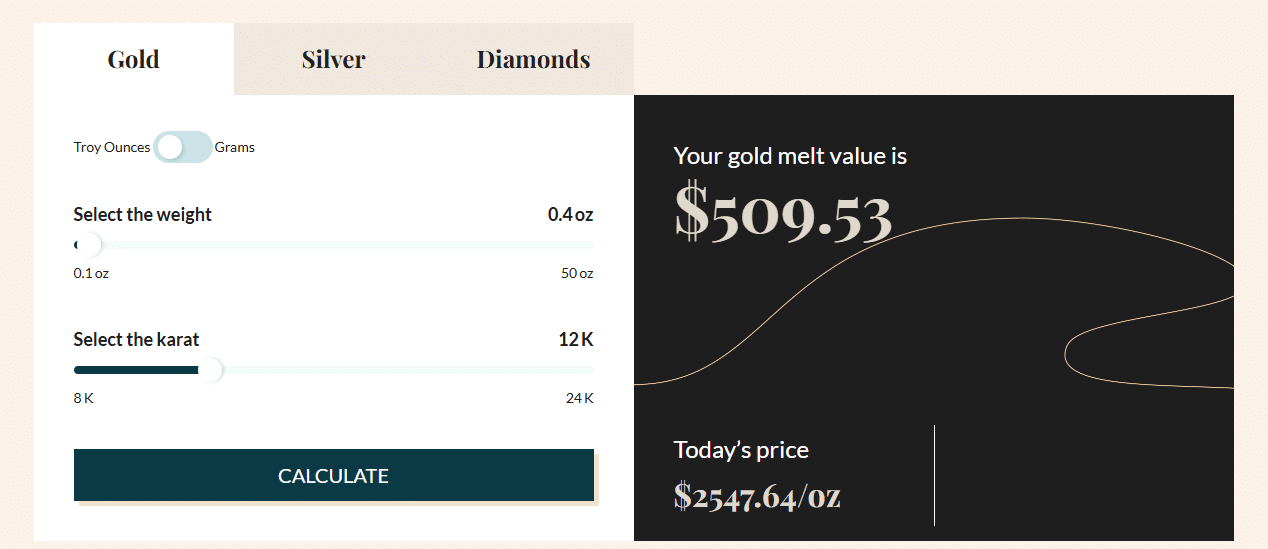 gold price calculator