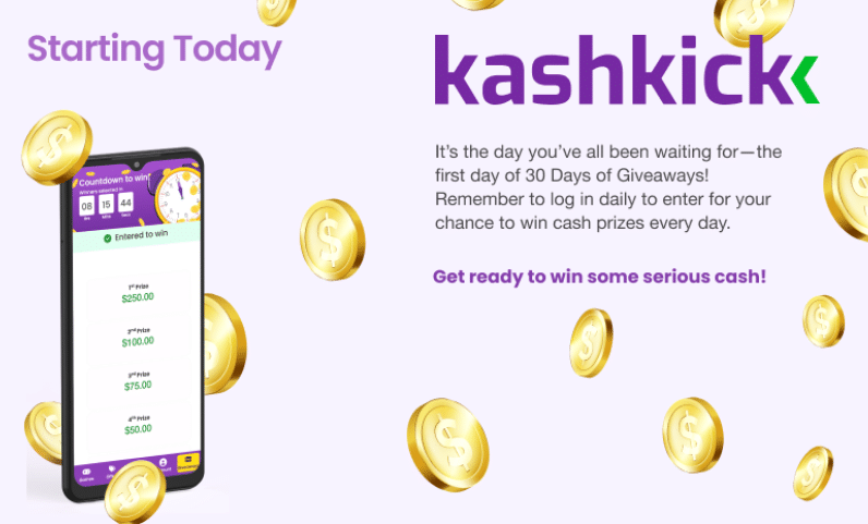 kashkick giveaways