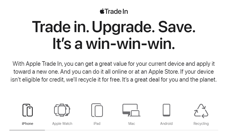 apple trade in program for free gift card