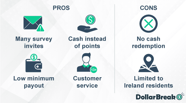 what are irish opinions pros and cons